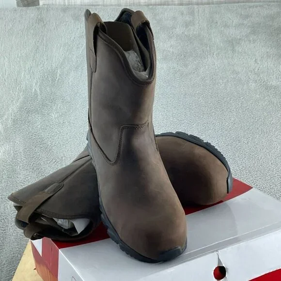 Propét Mens Smith 9 Inch Electrical Composite Toe Work Boots Size 9.5 E NWB S080 - Picture 2 of 11